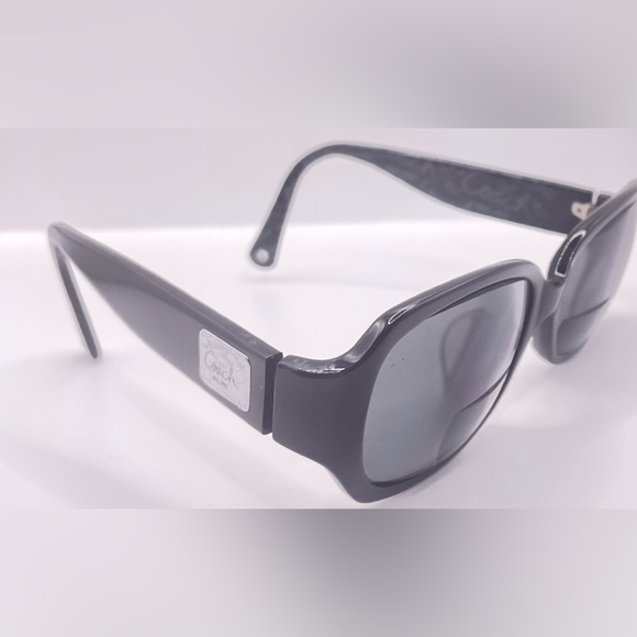 Coach Georgette Black Oval Sunglasses Frames Only - Picture 1 of 8